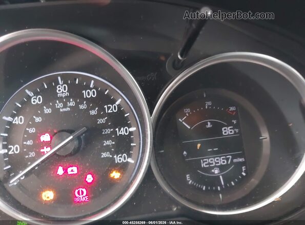 JM3KFABL8H0110933 2017 MAZDA CX-5 Red Vista de los asientos traseros