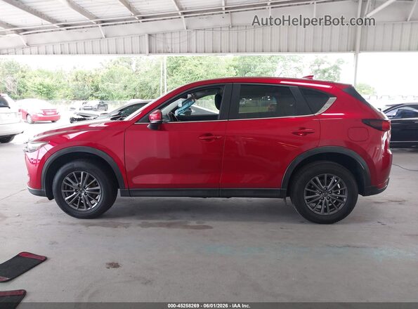 JM3KFABL8H0110933 2017 MAZDA CX-5 Red Vista interior trasera