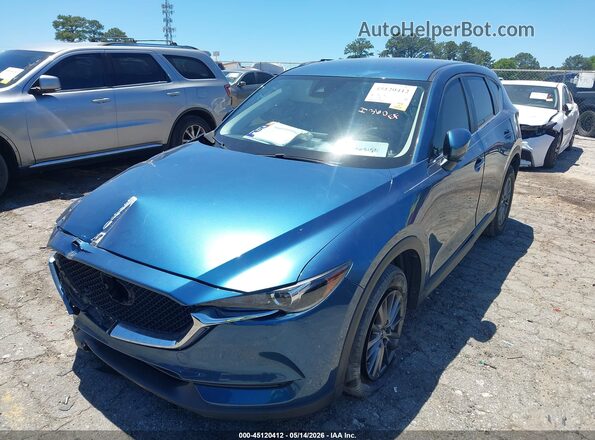 JM3KFABM0J1368582 2018 MAZDA CX-5 Blue Передня ліва чверть