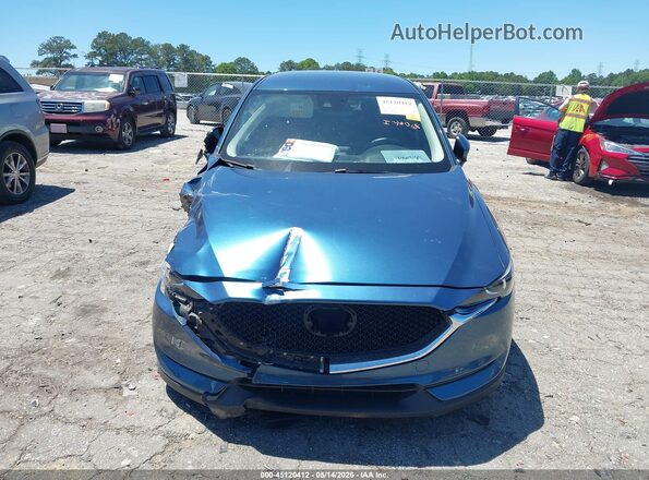 JM3KFABM0J1368582 2018 MAZDA CX-5 Blue Вид щитка приладів