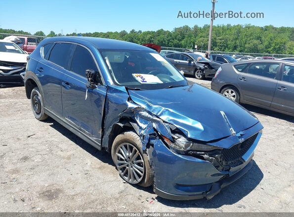 JM3KFABM0J1368582 2018 MAZDA CX-5 Blue Вид спереду