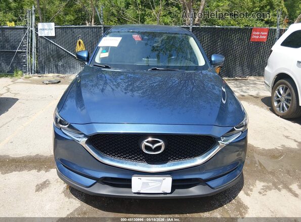 JM3KFABM3K0542989 2019 MAZDA CX-5 Blue Widok zestawu wskaźników