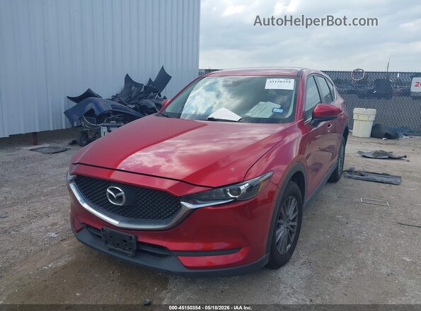 JM3KFABMXJ0453306 2018 MAZDA CX-5 Красный Передняя левая четверть