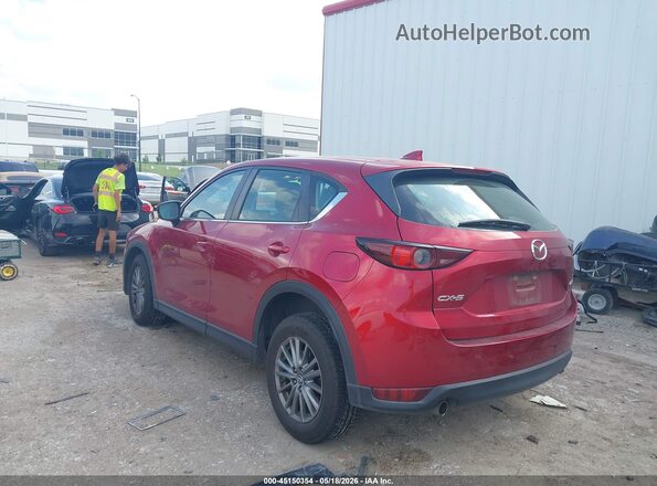 JM3KFABMXJ0453306 2018 MAZDA CX-5 Красный Задняя левая четверть