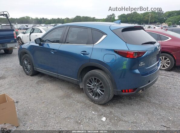 JM3KFABMXL0725288 2020 MAZDA CX-5 Blue Trasero izquierdo
