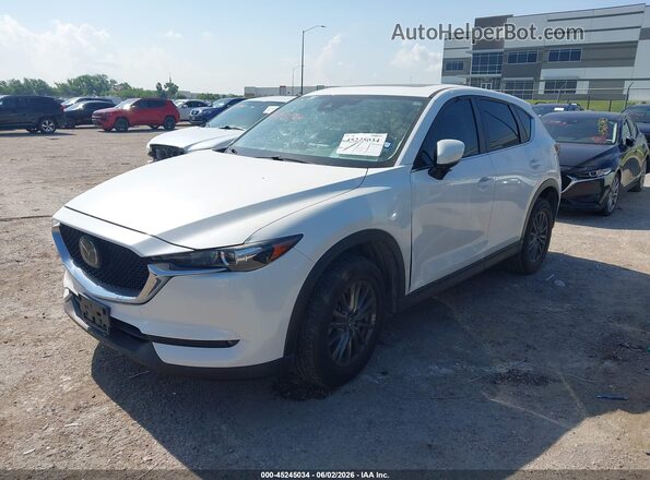 JM3KFACL7H0216871 2017 MAZDA CX-5 White Vista tres cuartos delantera izquierda