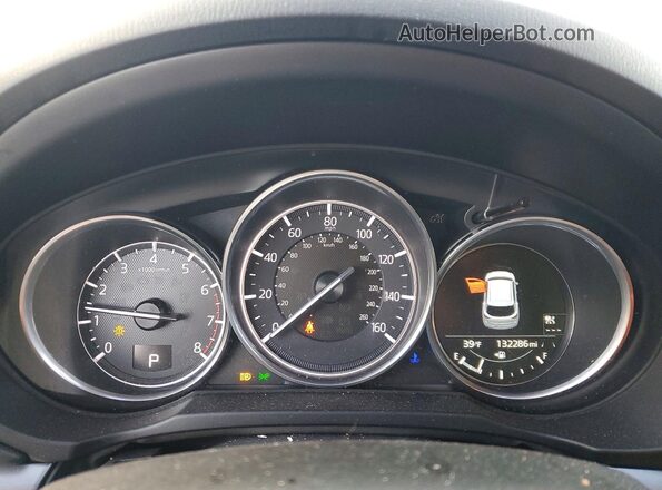 JM3KFACM1J0324966 2018 MAZDA CX-5 Серебряный Вид щитка приборов