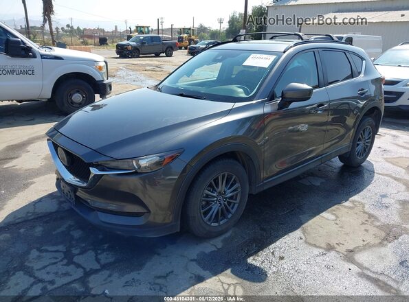 JM3KFACM2K0528970 2019 MAZDA CX-5 Gray Առջևի ձախ երեք քառորդ տեսարան