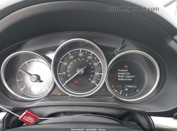 JM3KFACM2L1723043 2020 MAZDA CX-5 White Vista de los asientos traseros