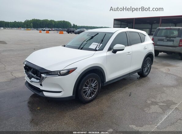 JM3KFACM2L1723043 2020 MAZDA CX-5 White Vista tres cuartos delantera izquierda