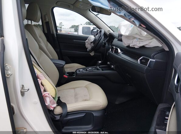JM3KFACM2M0329601 2021 MAZDA CX-5 White Սալոնի դիմացի տեսք