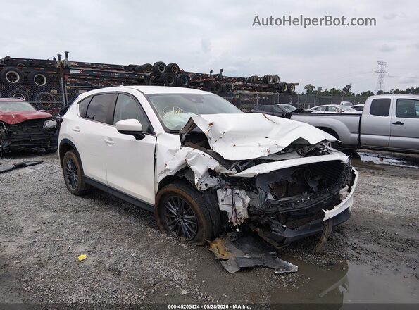 JM3KFACM2M0329601 2021 MAZDA CX-5 White Դիմացի տեսք