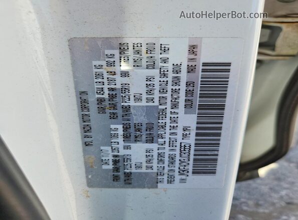 JM3KFACM3J0305657 2018 MAZDA CX-5 White VIN კოდის სტიკერის ხედი