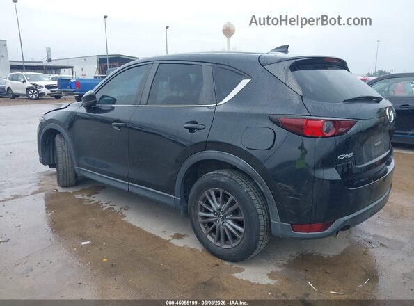JM3KFACM3K1536036 2019 MAZDA CX-5 Black უკანა მარცხენა