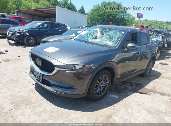 JM3KFACM6K0544640 2019 MAZDA CX-5 Серый Передняя левая четверть