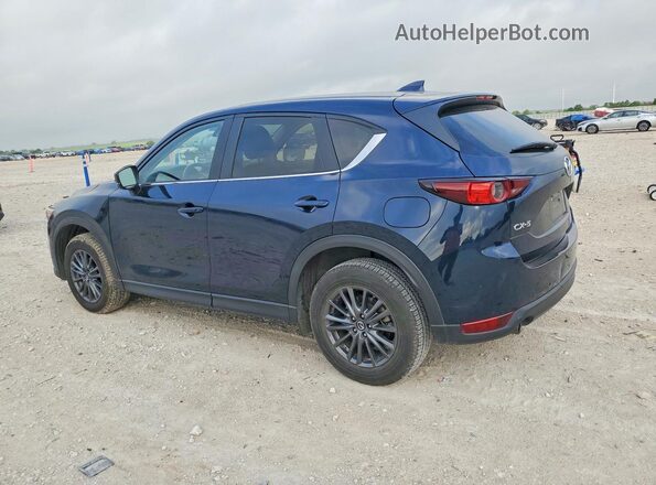 JM3KFACM7L1837121 2020 MAZDA CX-5 Blue Trasero izquierdo