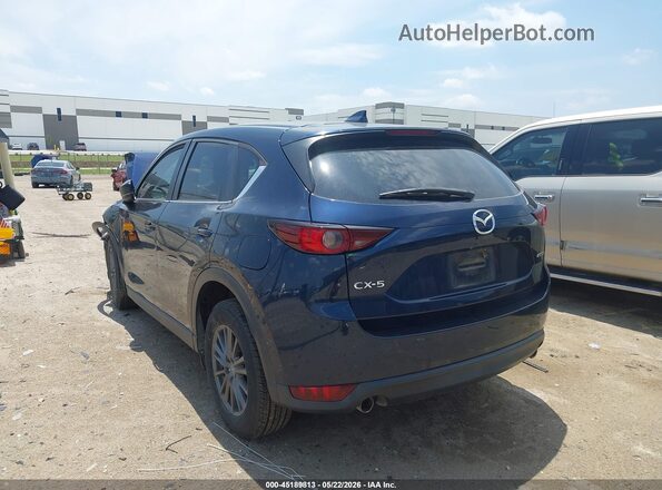 JM3KFACM7M0315676 2021 MAZDA CX-5 Blue Հետևի ձախ