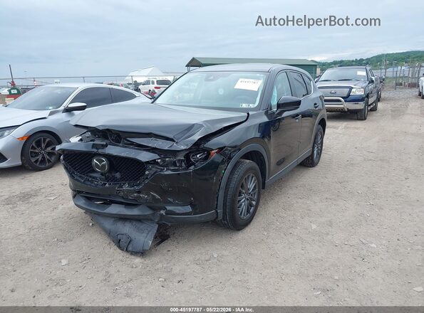 JM3KFACMXK1574685 2019 MAZDA CX-5 Черный Передняя левая четверть