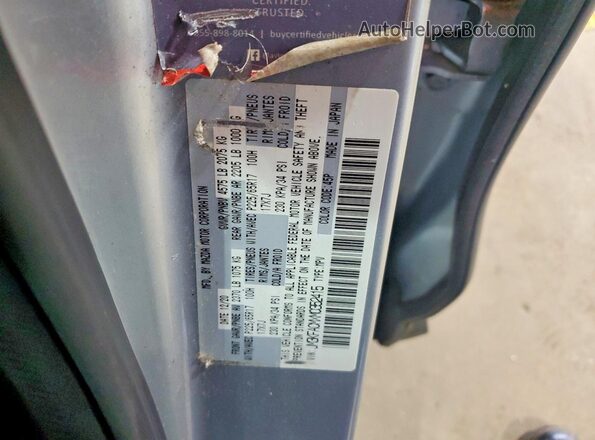 JM3KFACMXM0352415 2021 MAZDA CX-5 Gray VIN sticker view
