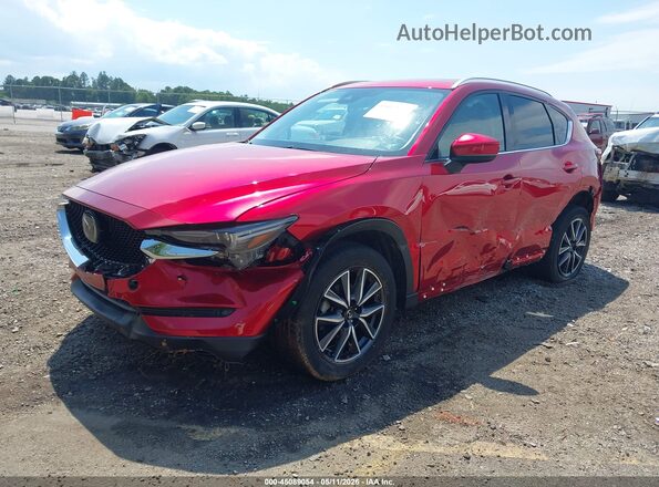 JM3KFADL8H0210348 2017 MAZDA CX-5 Red Առջևի ձախ երեք քառորդ տեսարան