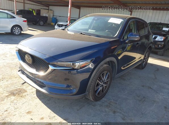JM3KFADM1J1326919 2018 MAZDA CX-5 Blue წინა მარცხენა ხედი სამი მეოთხედიდან