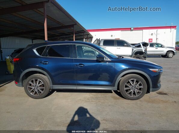 JM3KFADM1J1326919 2018 MAZDA CX-5 Blue უკანა სალონის ხედი