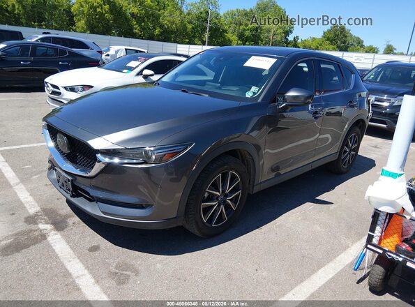 JM3KFADM7J1381682 2018 MAZDA CX-5 Gray Przód lewy