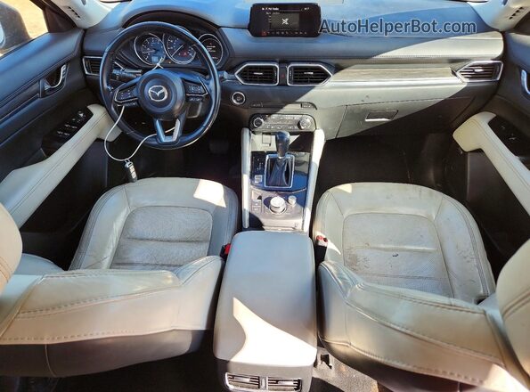 JM3KFADM7J1400215 2018 MAZDA CX-5 Gray Առջևի վահանակի տեսք