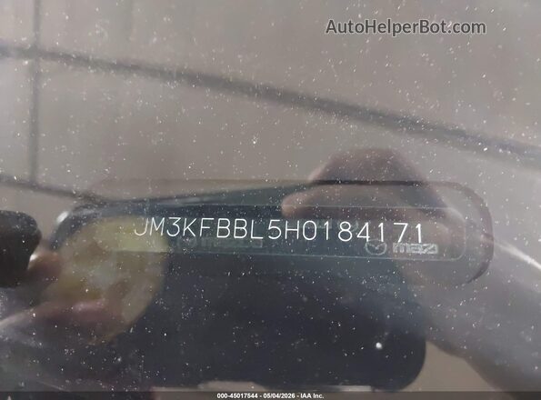 JM3KFBBL5H0184171 2017 MAZDA CX-5 Blue Вид підкапотного простору