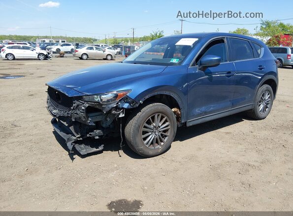 JM3KFBBM4J0415155 2018 MAZDA CX-5 Blue Przód lewy