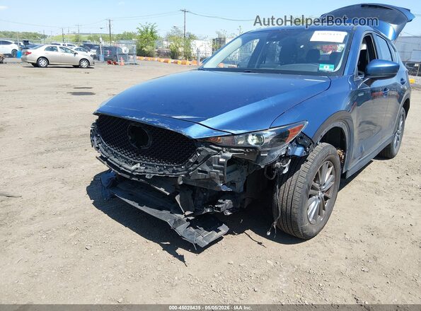 JM3KFBBM4J0415155 2018 MAZDA CX-5 Blue Widok z przodu