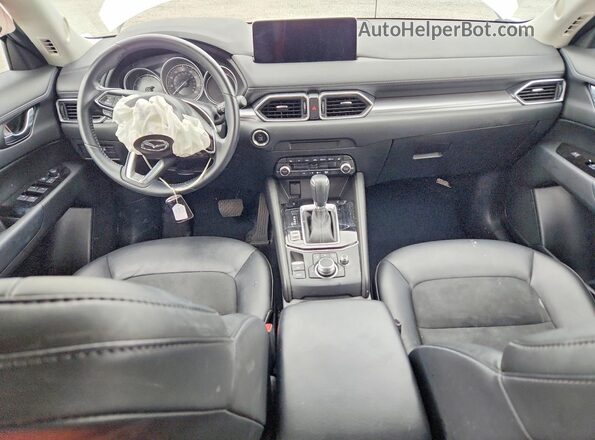 JM3KFBBM7P0121001 2023 MAZDA CX-5 White Вид панелі приладів
