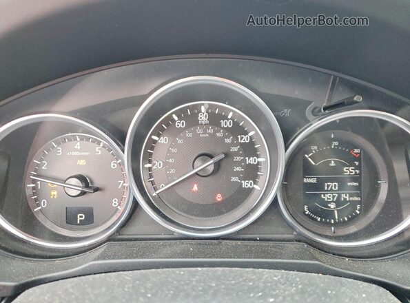 JM3KFBBM8J0413568 2018 MAZDA CX-5 Silver Instrument cluster view