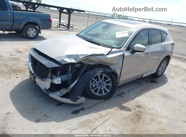 JM3KFBCL0S0565139 2025 MAZDA CX-5 Tan Առջևի ձախ երեք քառորդ տեսարան