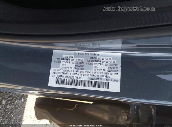 JM3KFBCL1R0503615 2024 MAZDA CX-5 Синий Вид подкапотного пространства