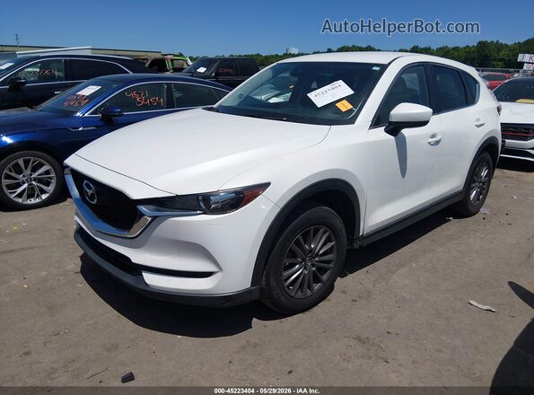 JM3KFBCL2H0190136 2017 MAZDA CX-5 White წინა მარცხენა ხედი სამი მეოთხედიდან