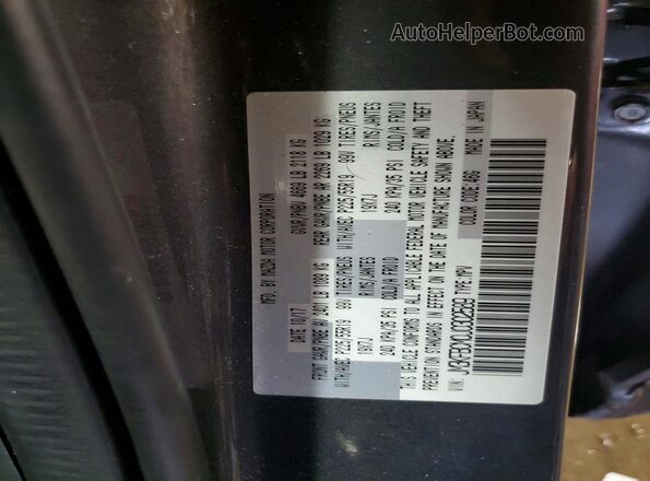 JM3KFBCM0J0302589 2018 MAZDA CX-5 Gray Widok naklejki z numerem VIN