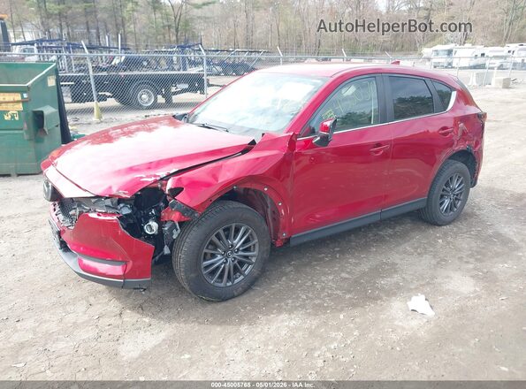 JM3KFBCM0L1721572 2020 MAZDA CX-5 Red Առջևի ձախ երեք քառորդ տեսարան