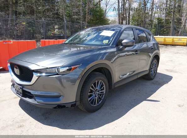JM3KFBCM0M0411980 2021 MAZDA CX-5 Серый Передняя левая четверть