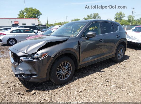 JM3KFBCM1K1625318 2019 MAZDA CX-5 Black წინა მარცხენა ხედი სამი მეოთხედიდან