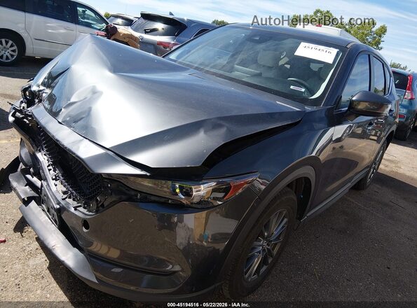 JM3KFBCM1M1370107 2021 MAZDA CX-5 Gray Передня ліва чверть