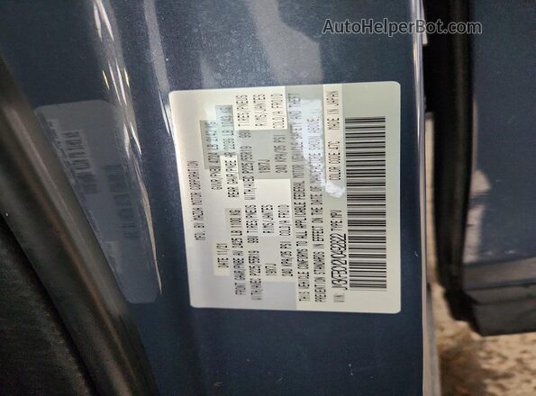 JM3KFBCM2M0492822 2021 MAZDA CX-5 Gray VIN კოდის სტიკერის ხედი