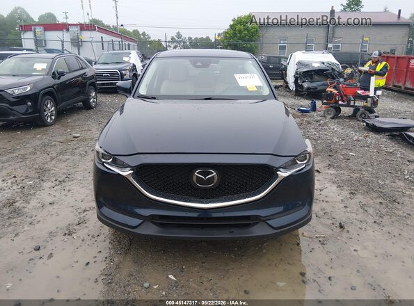 JM3KFBCM3J0452082 2018 MAZDA CX-5 Blue Widok wnętrza z tyłu