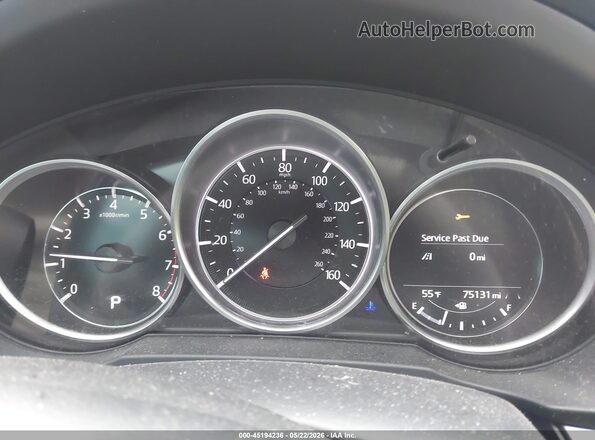 JM3KFBCM3L0760338 2020 MAZDA CX-5 Gray უკანა სავარძლების ხედი