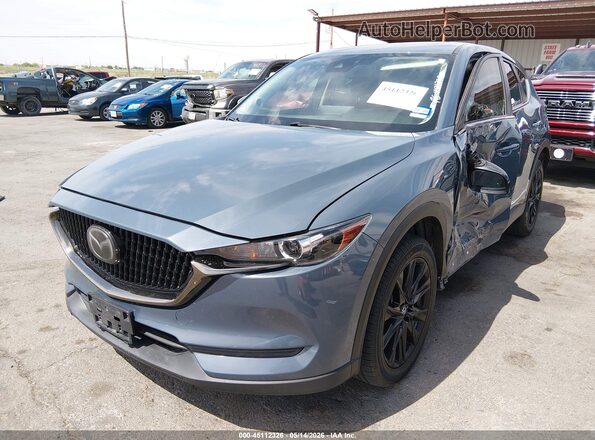 JM3KFBCM3M0397959 2021 MAZDA CX-5 Light Blue Առջևի ձախ երեք քառորդ տեսարան