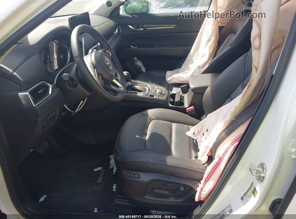 JM3KFBCM3S0717973 2025 MAZDA CX-5 White Սալոնի դիմացի տեսք