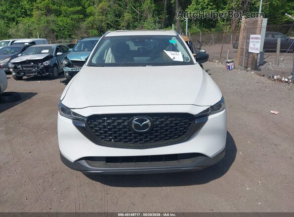 JM3KFBCM3S0717973 2025 MAZDA CX-5 White Սարքավորումների վահանակի տեսք