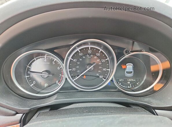 JM3KFBCM5N0576215 2022 MAZDA CX-5 Gray ხელსაწყოთა პანელის ხედი