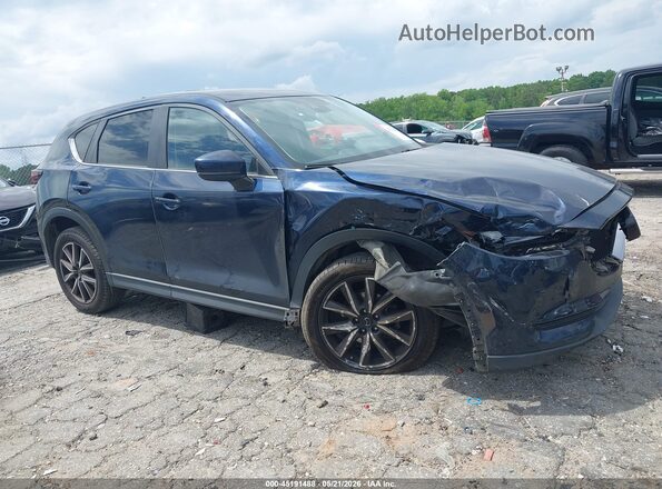 JM3KFBCM6J0316920 2018 MAZDA CX-5 Blue Widok wnętrza z tyłu