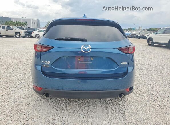 JM3KFBCM7K1682591 2019 MAZDA CX-5 Blue Widok z tyłu